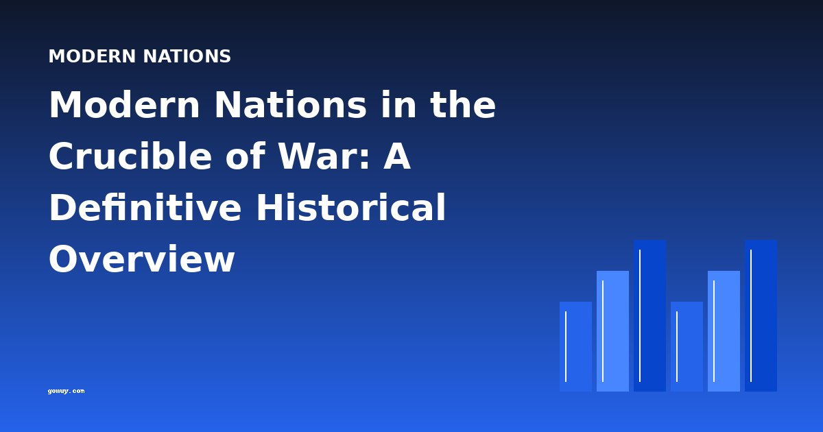 Modern Nations in the Crucible of War: A Definitive Historical Overview