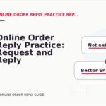 Online Order Reply Practice: Request and Reply Examples